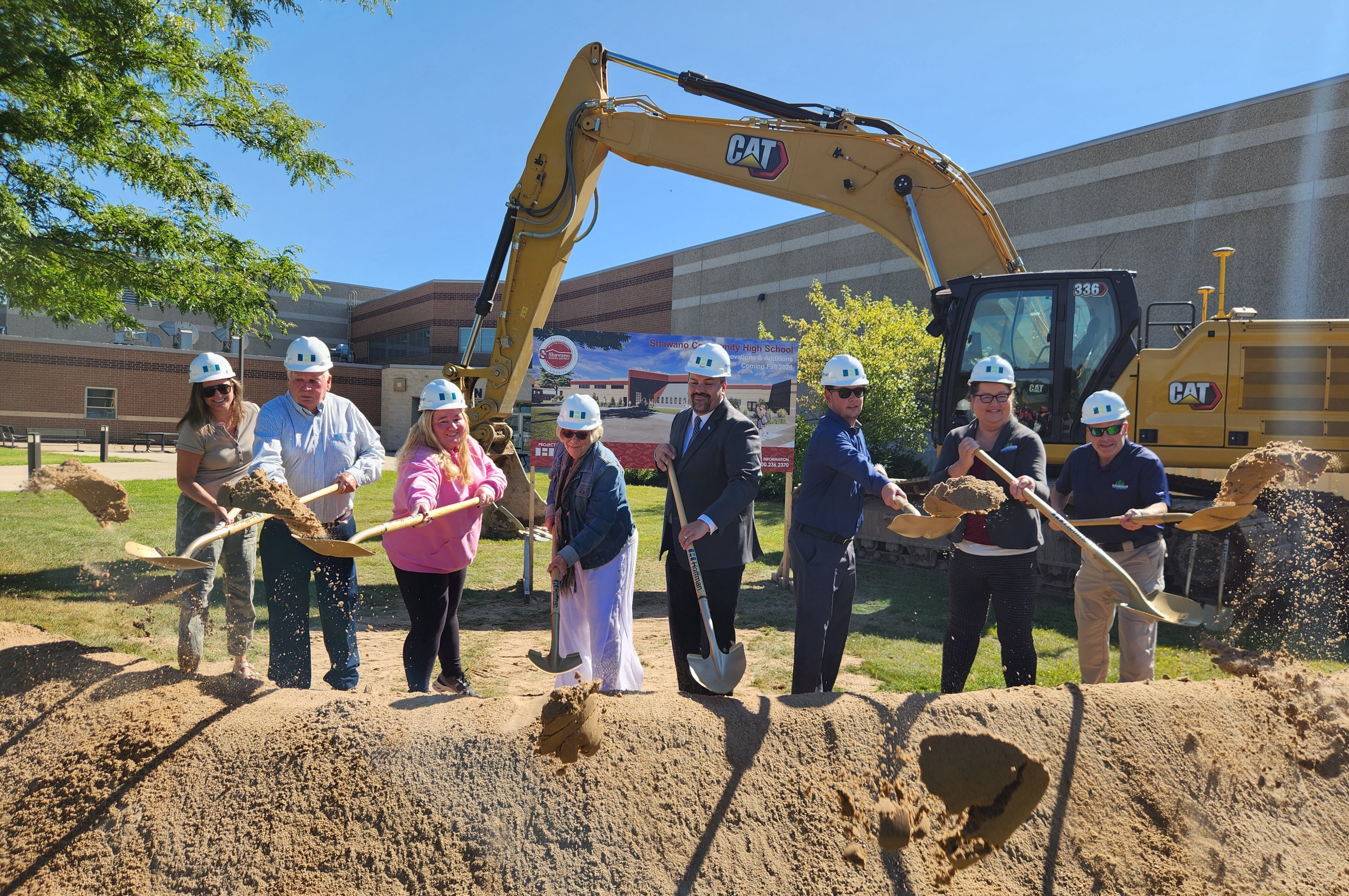 Community Members Turn Dirt at the Groundbreaking