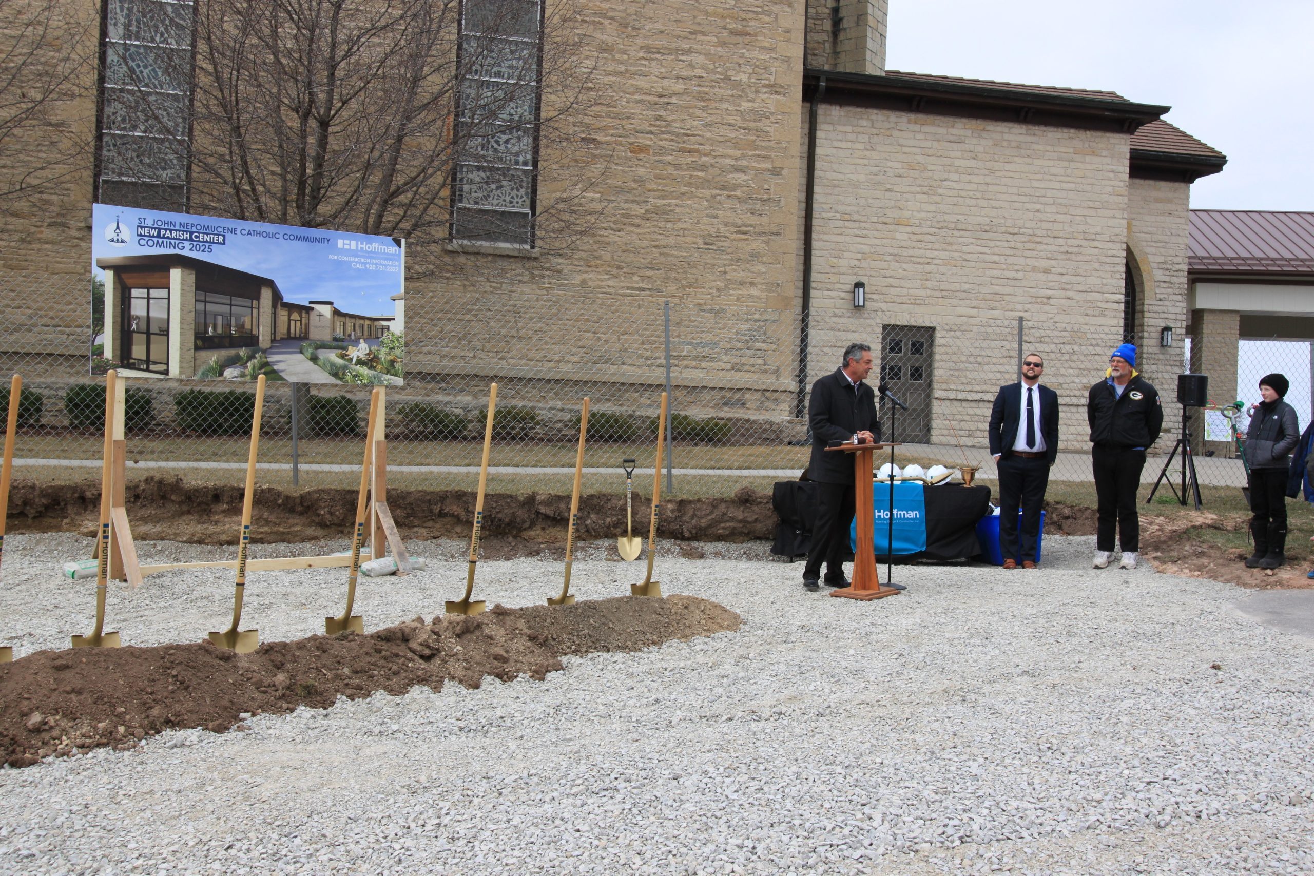 St. John Nepomucene in Little Chute breaks ground on new parish center