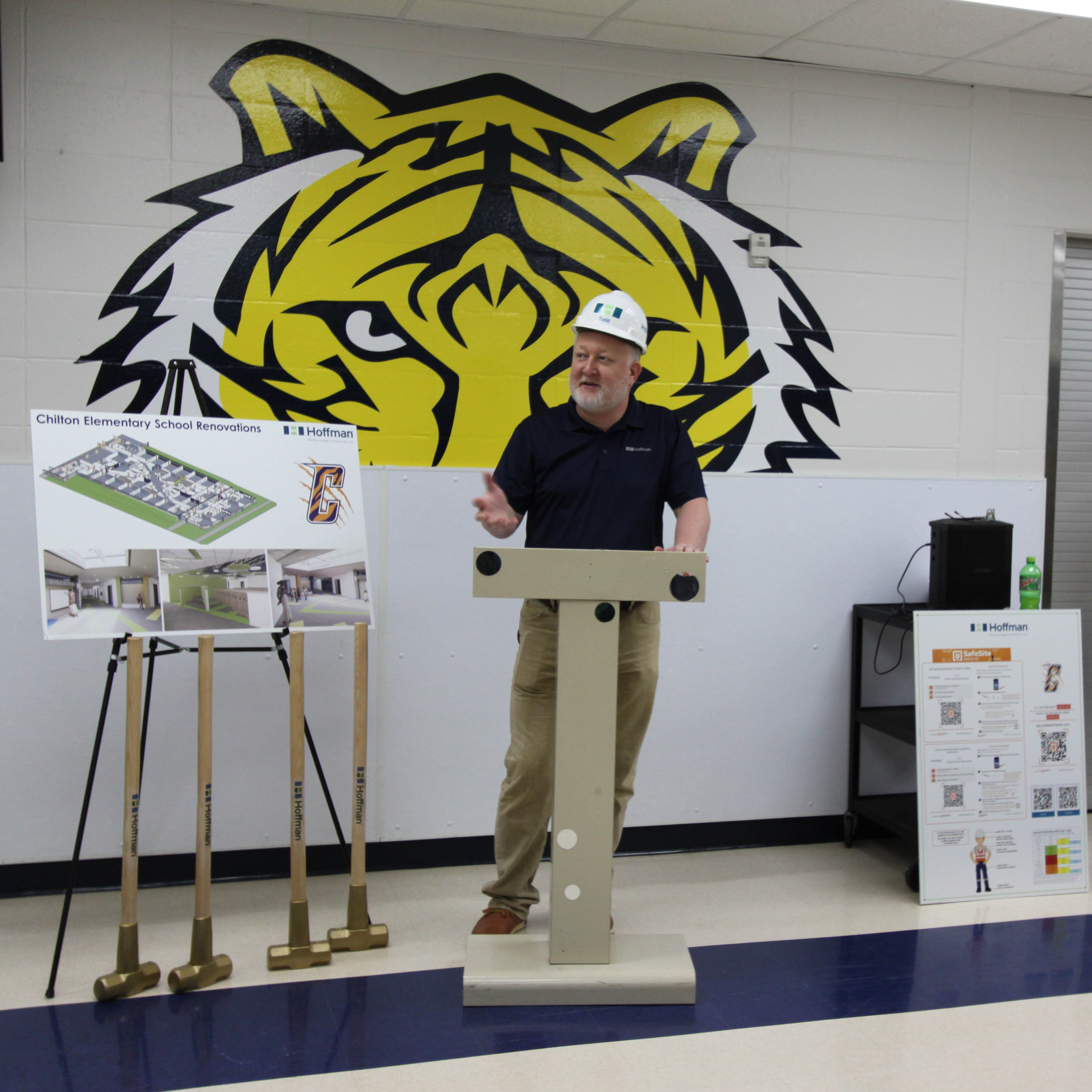Bust it! Chilton Public Schools ends year with “demolition ceremony”