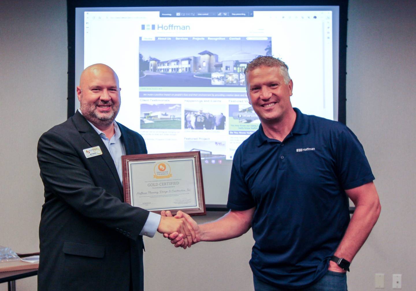 Hoffman Planning, Design & Construction, Inc. Becomes Gold-Certified Fox Cities Employee Friendly Workplace