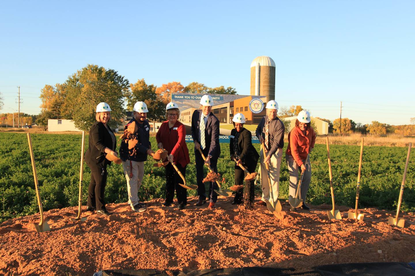Construction of new Appleton Area School District Elementary School underway