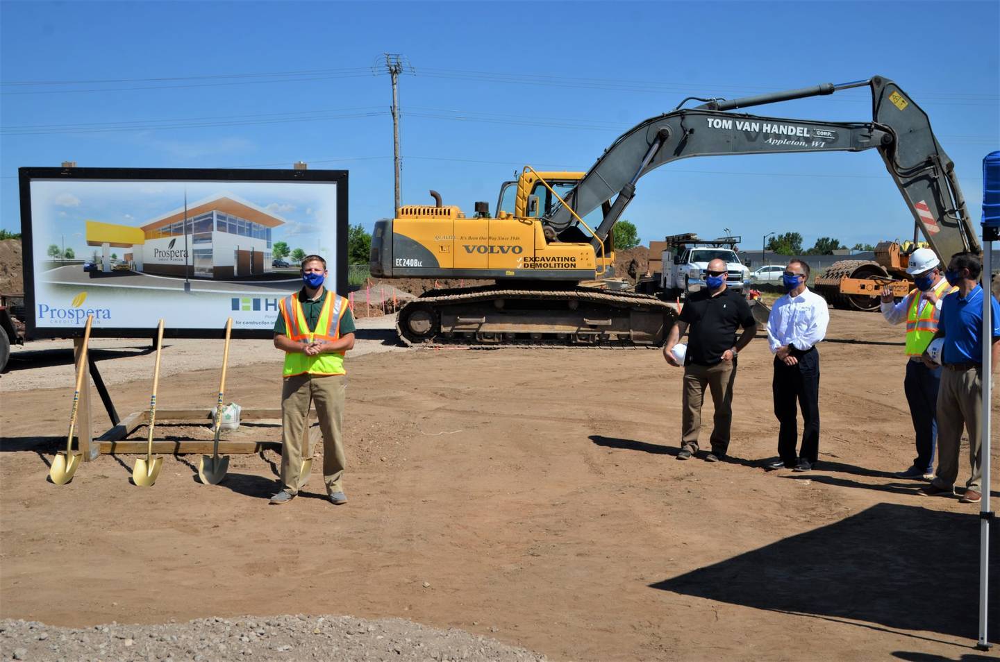 Groundbreaking Held for New Prospera Credit Union Branch