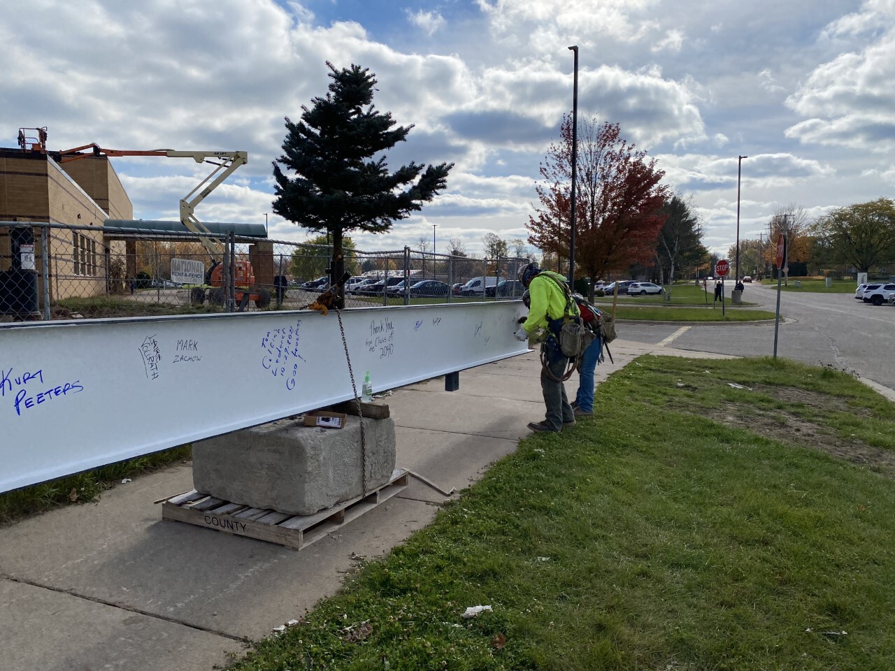 Topping Off Ceremony Held at Clintonville High School Recreation Center