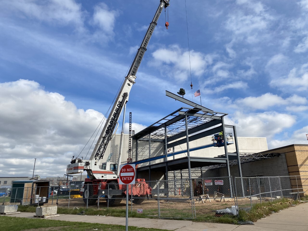Topping Off Ceremony Held at Clintonville High School Recreation Center