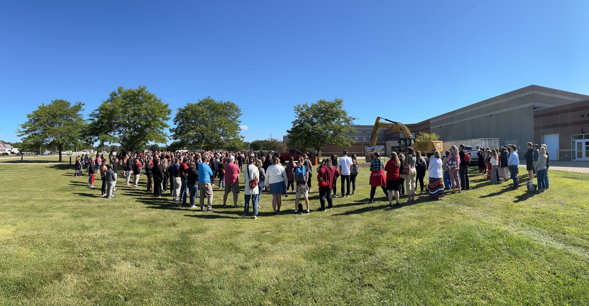 Wide Angle Crowd Shot