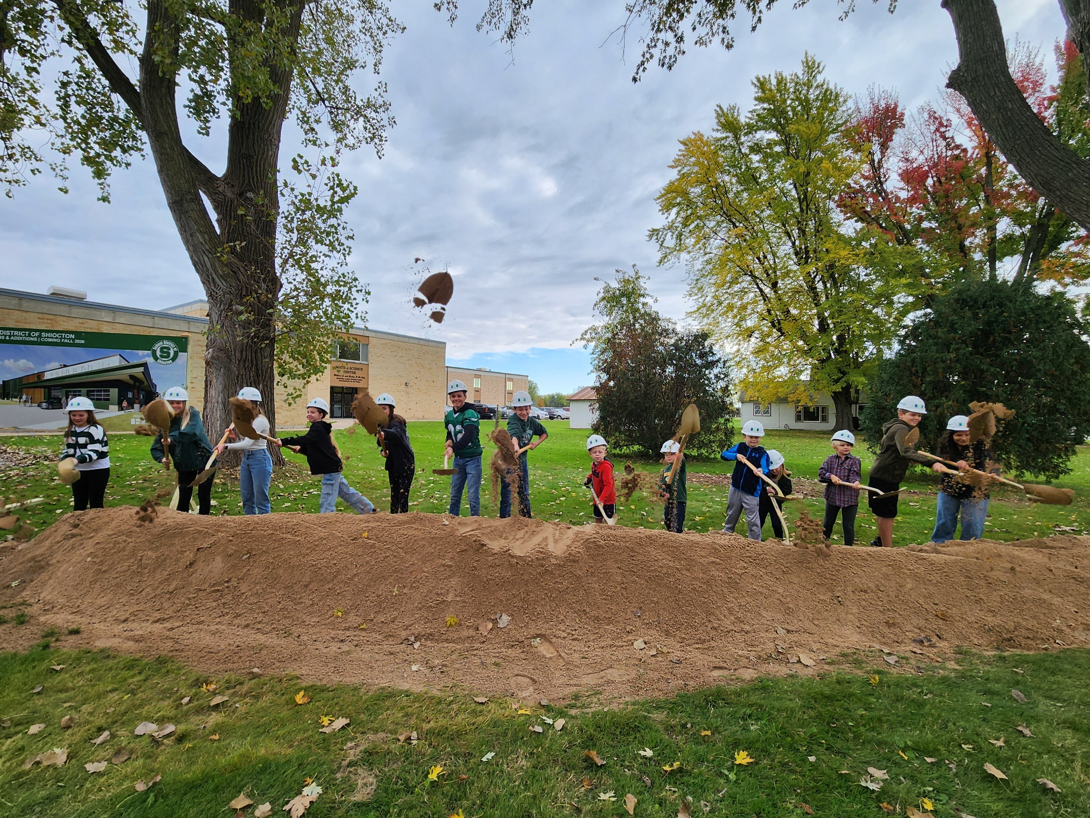 School District of Shiocton Breaks Ground on New Referendum Projects